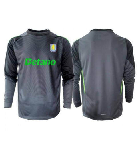 Moške Nogometnih dresov Aston Villa Vratar Domači 2025-26 Dolgi rokavi Moške Nogometnih dresov Aston Villa Vratar Domači 2025-26 Dolgi rokavi